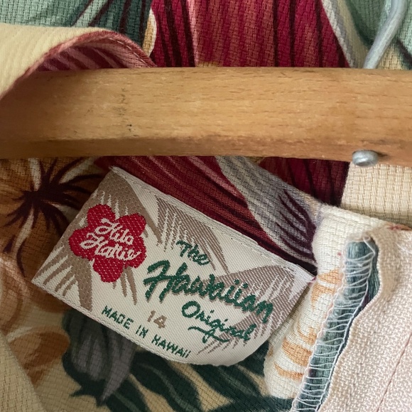 Retro Hawaiian dress size 12 - Picture 4 of 6